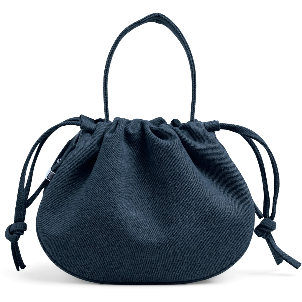 Pieces Dame Taske Pcballoon Dark Blue Denim Silver