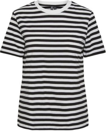 Pieces Dame Tee Pcria Black Bright White