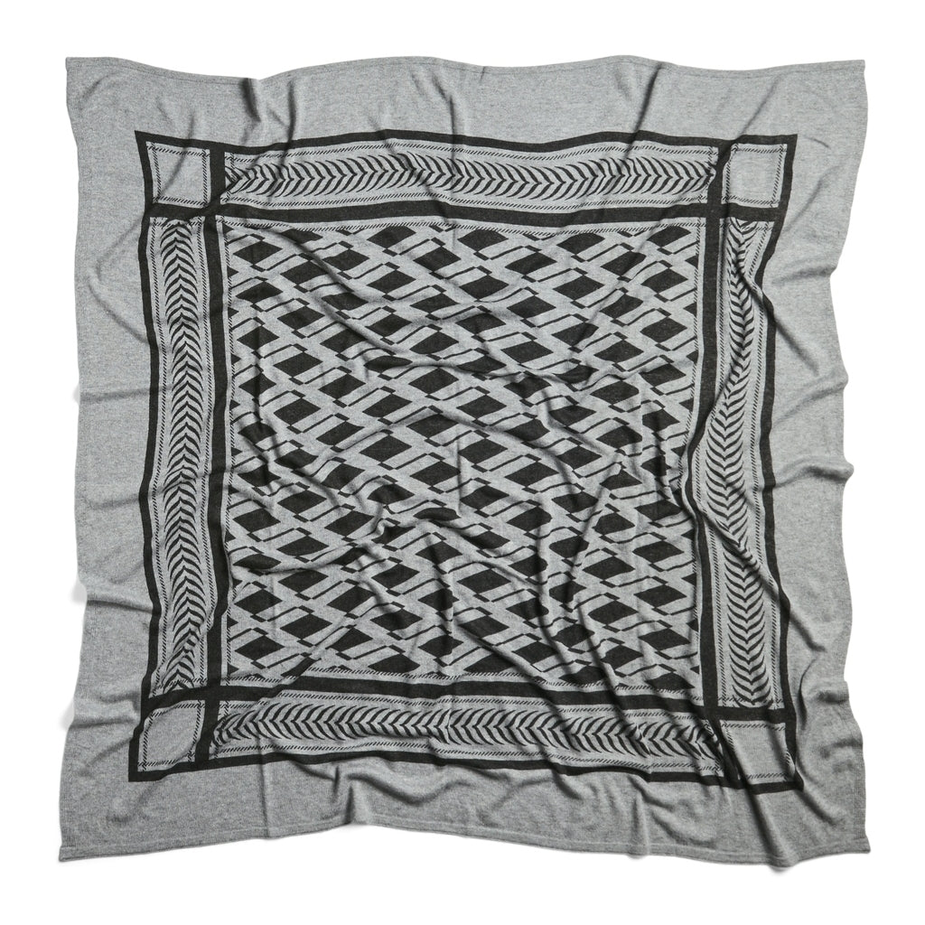 Pieces Dame Tørklæde Pcnovis Light Grey Melange