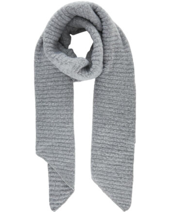 Pieces Dame Tørklæde Pcpyron Light Grey Melange