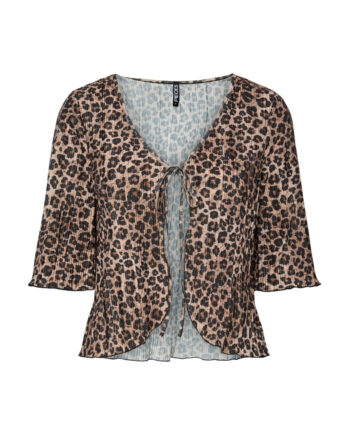 Pieces Dame Top Pcamber Black Leo