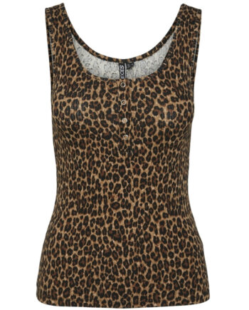 Pieces Dame Top Pckitte Black Leo