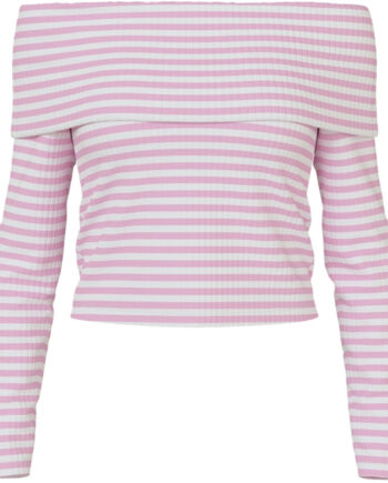 Pieces Dame Top Pclaya Bright White Pirouette