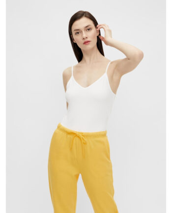 Pieces Dame Top Pcsirene Bright White