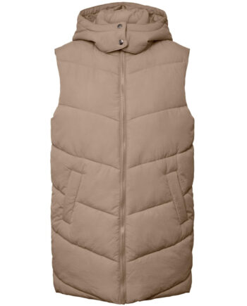 Pieces Dame Vest Pcjamilla Silver Mink