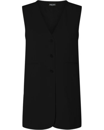 Pieces Dame Vest Pckamil Black