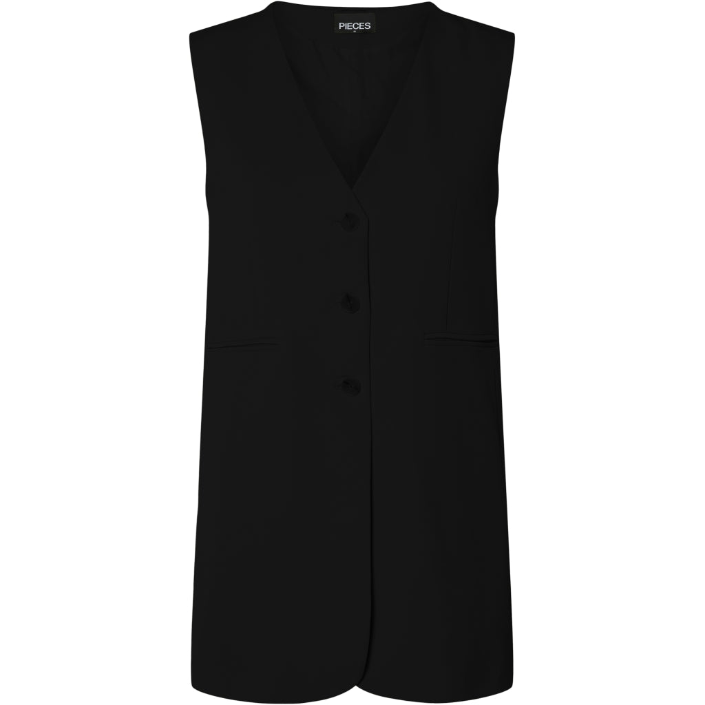 Pieces Dame Vest Pckamil Black