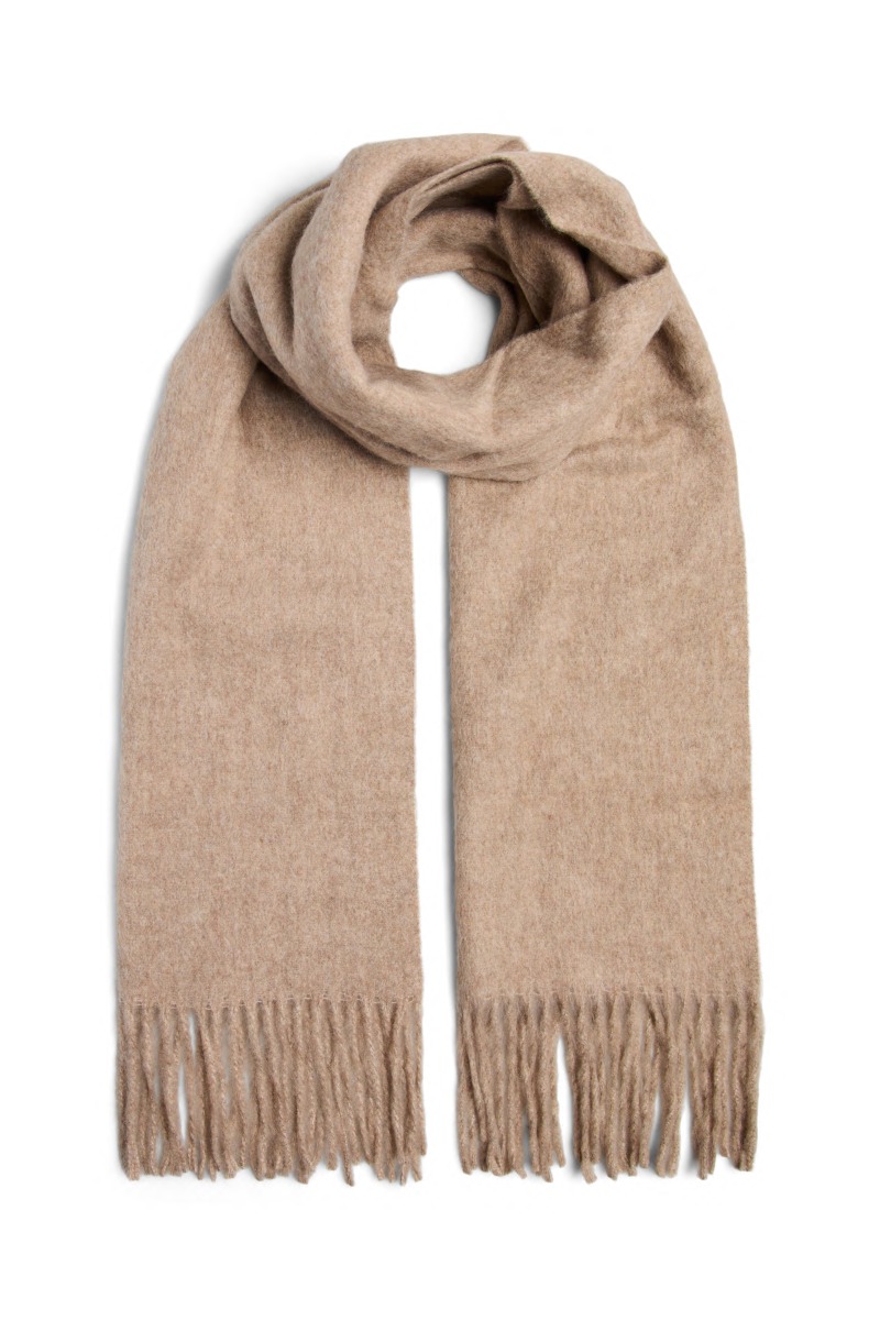 Pieces Halstørklæde Naya Long Scarf Greige