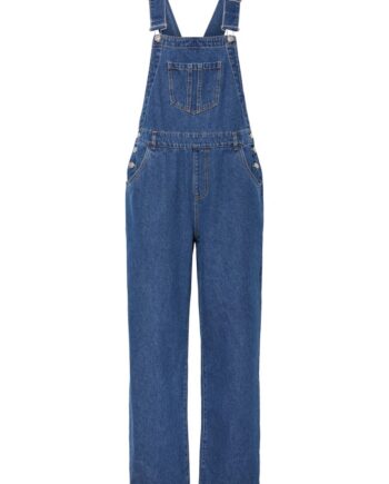 Pieces Jumpsuit Fenna Denim Dungaree Dark Blue Denim