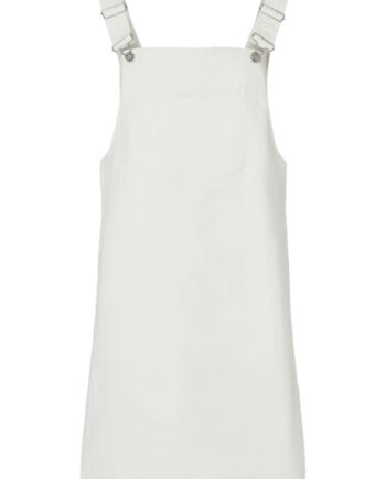 Pieces Kjole Monica Sl Denim Spencer Dress Bright White