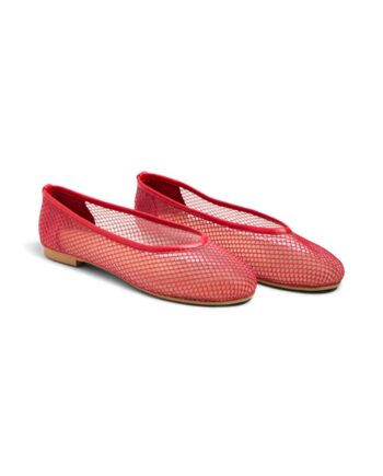 Pieces Sko Steph Mesh Ballerina Lollipop