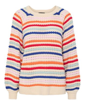 Pieces Strik Dosla Ls  -neck Knit Birch