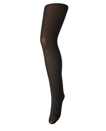 Pieces Strømpebukser Sophie Xmas Motive Fleece Tights Black  Levering Midt Oktober