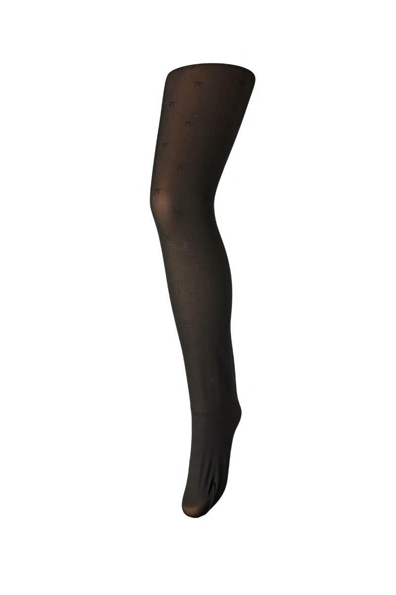 Pieces Strømpebukser Sophie Xmas Motive Fleece Tights Black Levering Midt Oktober