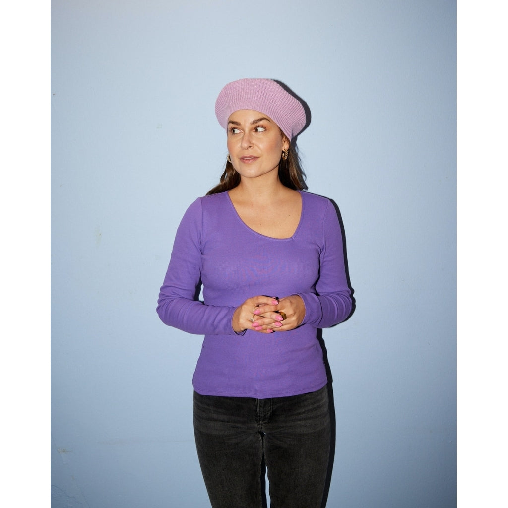 Pieces Ditte Estrup Pcsulle Ls Top Deep Lavender