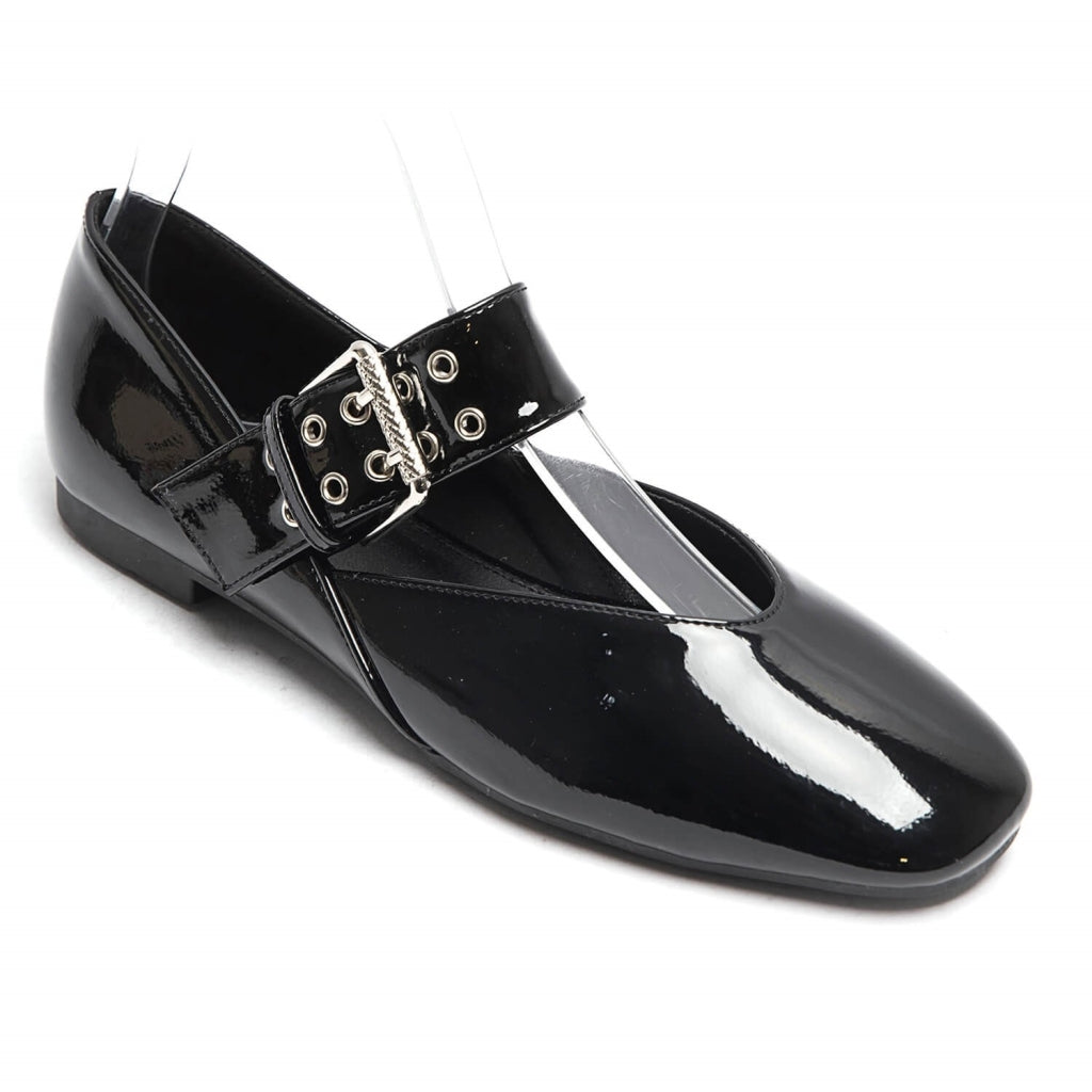 Sandrine Dame Ballerina Sko 6689 Black