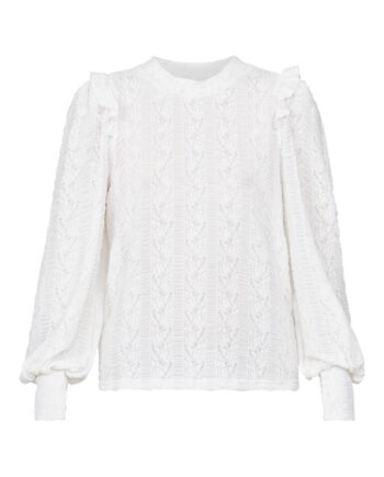 Sisters Point Bluse Eina-ls3 White