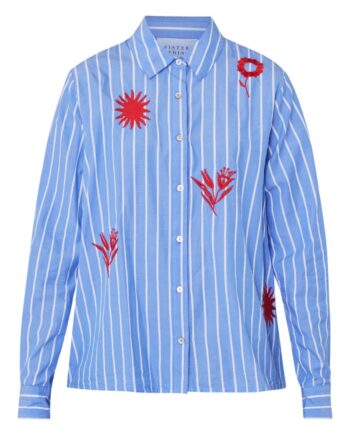 Sisters Point Skjorte Ibisa-sh Stripe Red