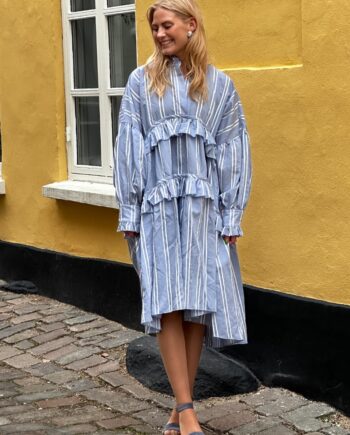 Stories From The Atelier By Copenhagen Shoes Kjole Star Dress Ss25 Light Blue