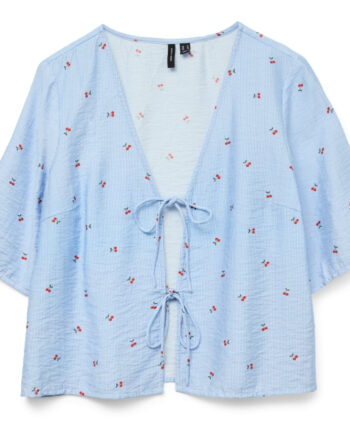 Vero Moda Dame Bluse Vmodette Snow White Cherry