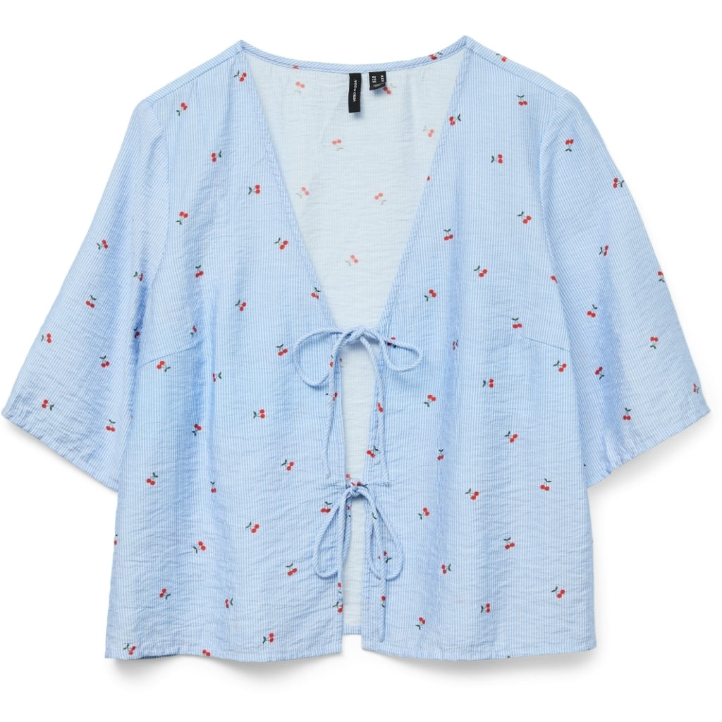 Vero Moda Dame Bluse Vmodette Snow White Cherry