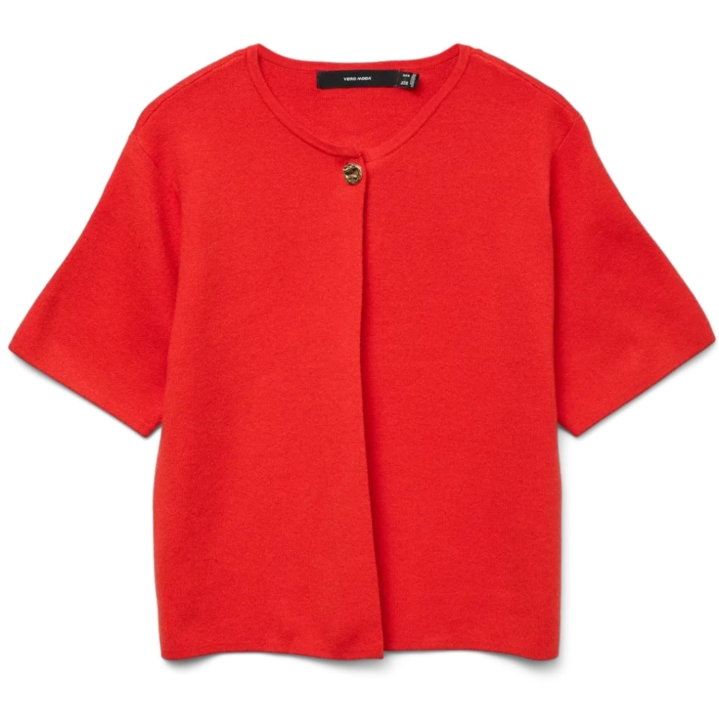 Vero Moda Dame Cardigan Vmgold Fiery Red