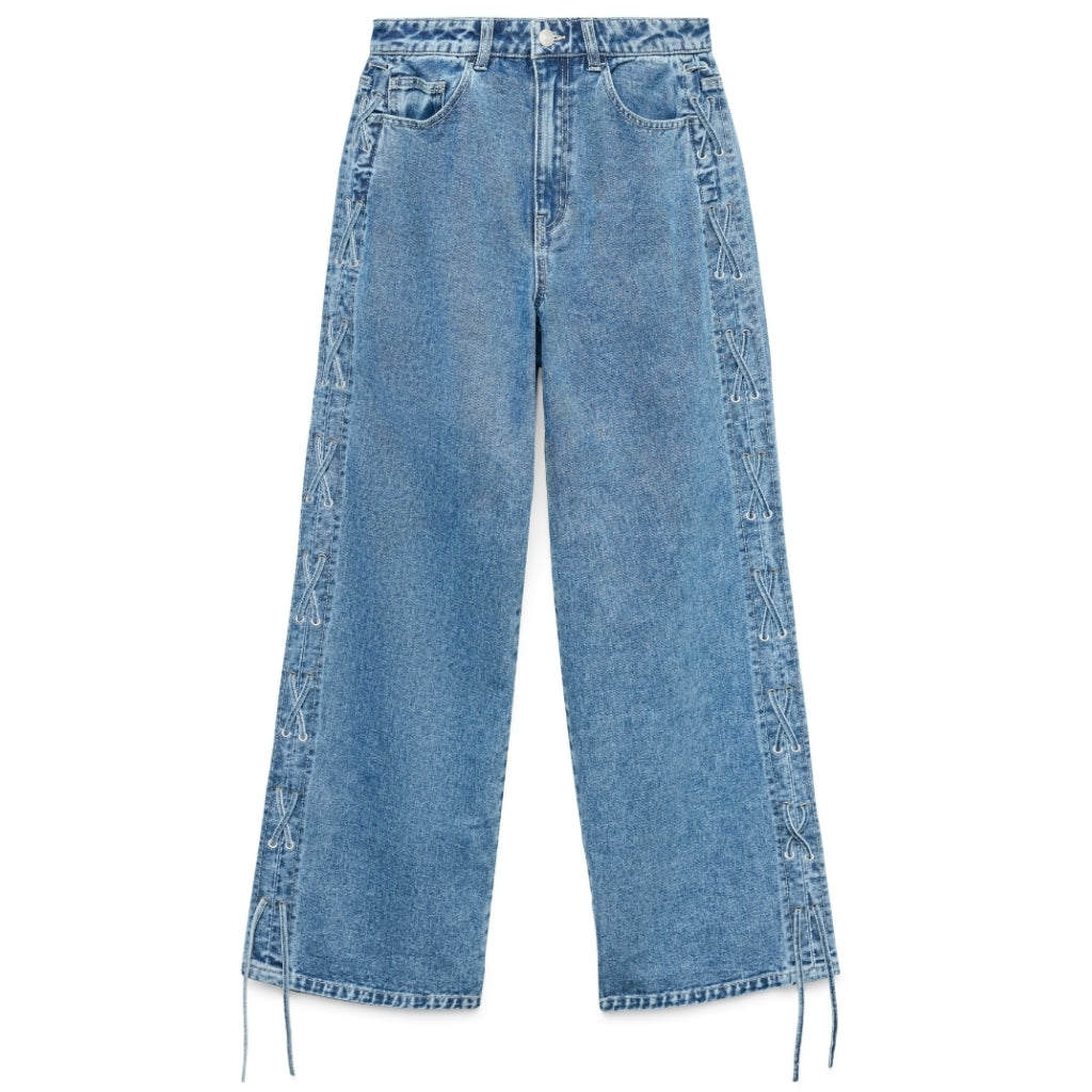 Vero Moda Dame Jeans Vmrae Medium Blue Denim