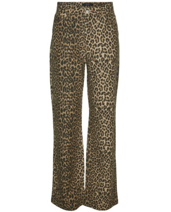 Vero Moda Dame Jeans Vmtessa Silver Mink Leopard