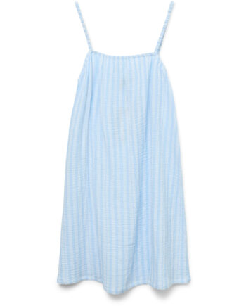Vero Moda Dame Kjole Vmnanna Airy Blue Snow White