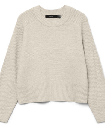 Vero Moda Dame Pullover Vmbang Birch Detail Melange