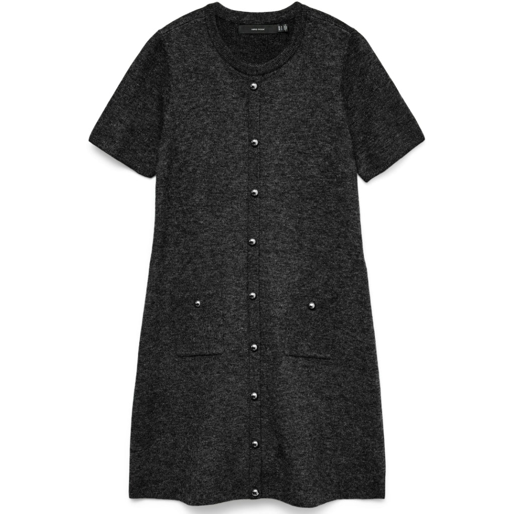 Vero Moda Dame Strik Kjole Vmjohanna Black