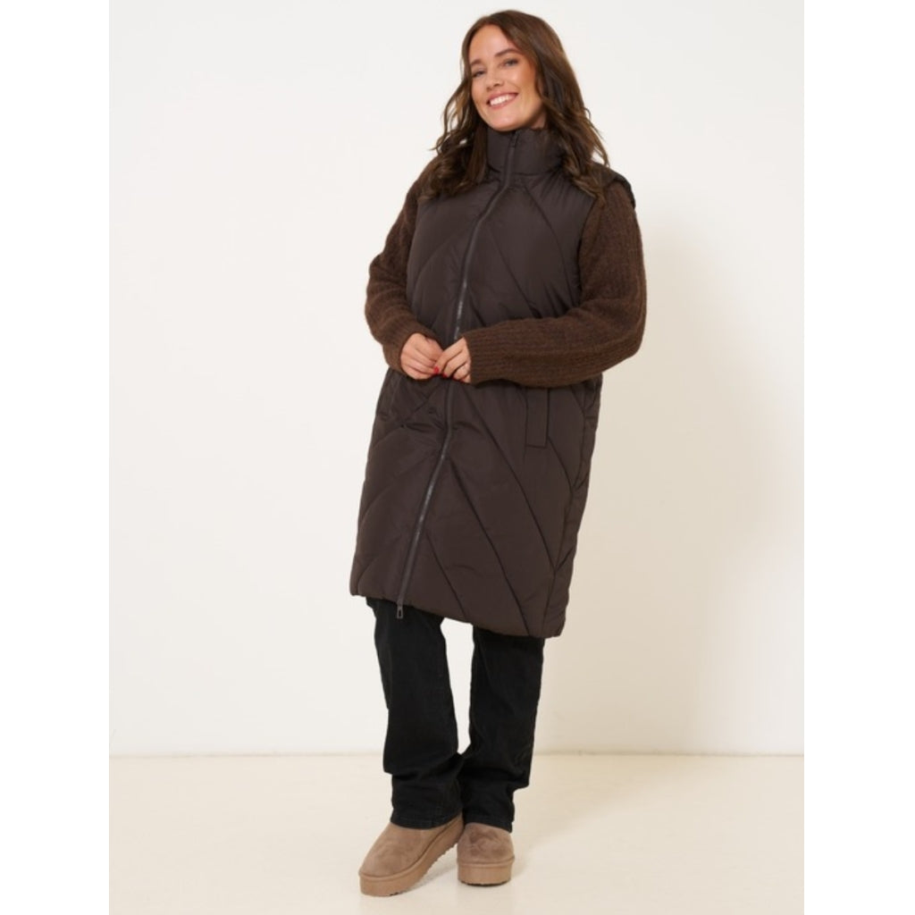 Vero Moda Dame Vest Vmmillas Chocolate Brown