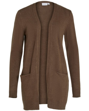 Vila Dame Cardigan Viril Crocodile Dark Melange