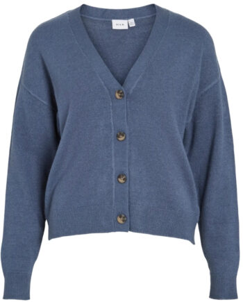 Vila Dame Cardigan Viril Vintage Indigo Dark Melange