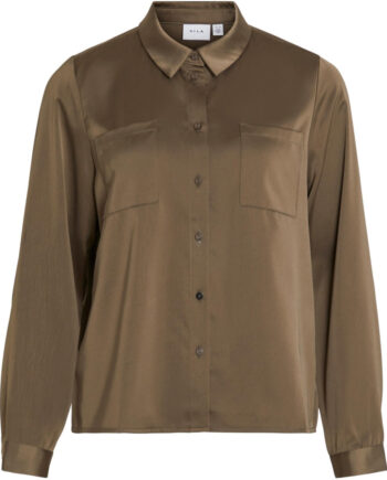 Vila Dame Skjorte Vijetra Dusty Olive