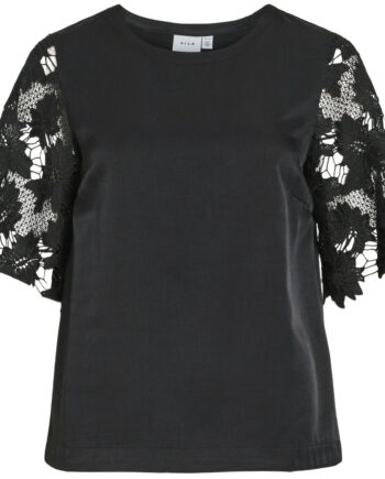 Vila Dame Top Visassy Black Beauty
