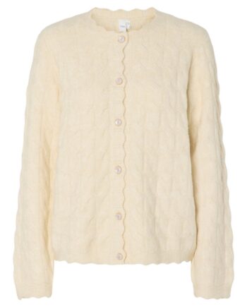 Cardigan Bubera Ls Knit Cardigan Birch