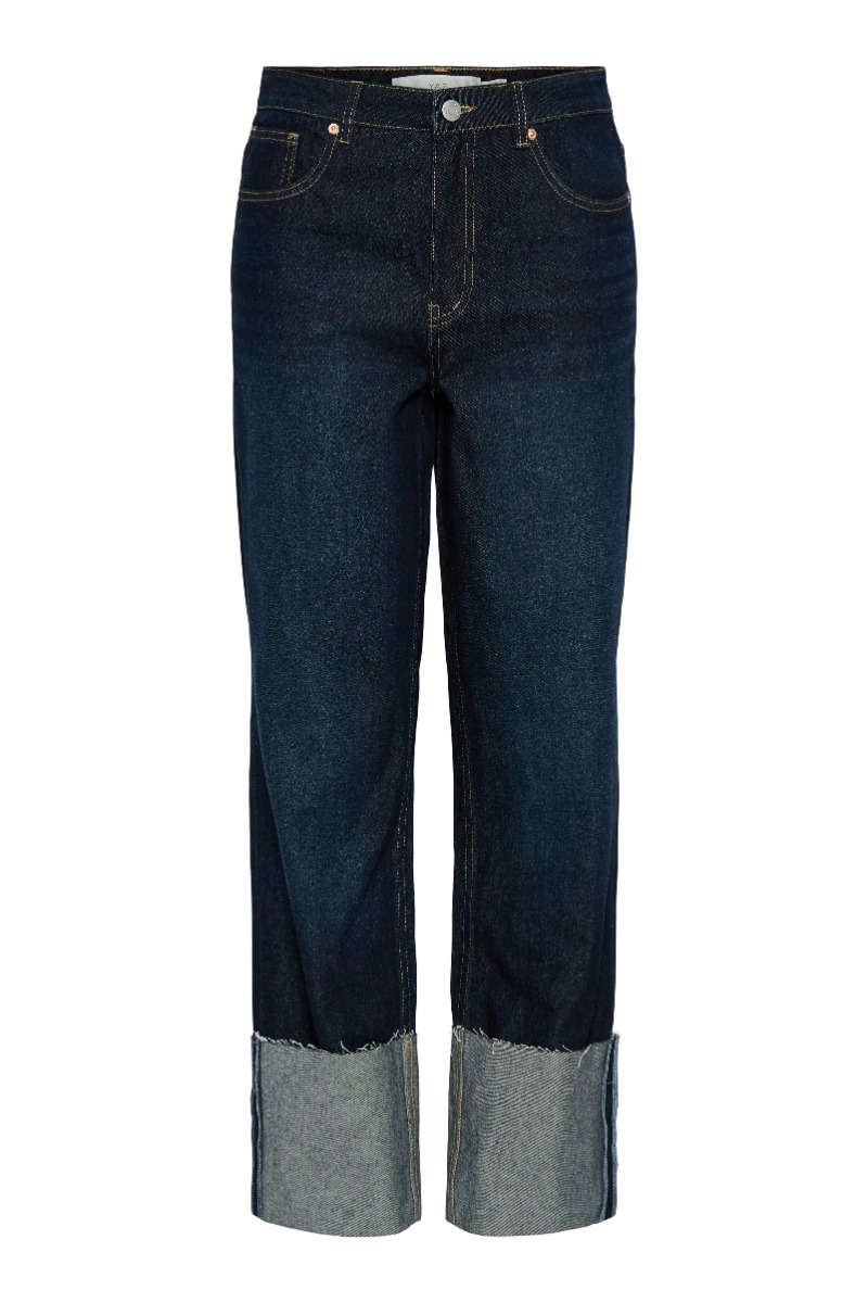 Jeans Yas Maria Hmw Jeans Dark Blue Denim