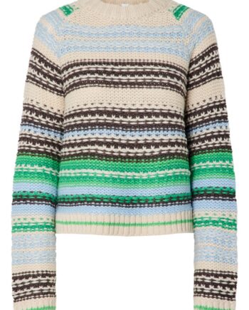 Strik Bibi Ls Knit Pullover Clear Sky