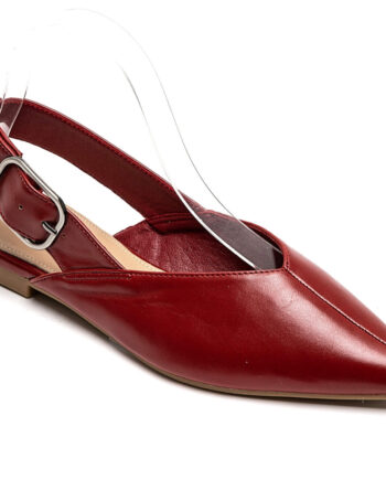 Amance Dame Slingback Ballerinaer 9705 Red