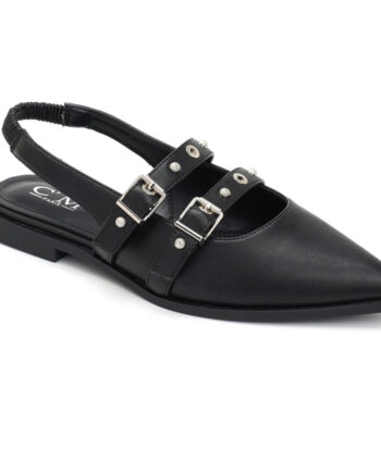 Amelia Dame Slingback Ballerinaer 8316 Black