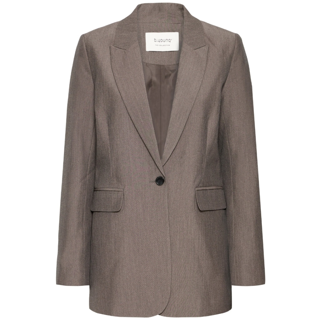 Young Dame Blazer Bydanta Walnut Melange