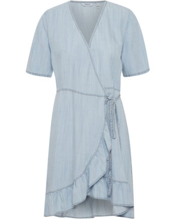 Young Dame Kjole Bylana Light Blue Denim