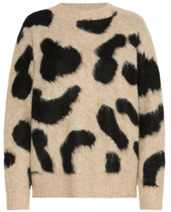 Young Dame Sweater Byminyax Humus Mix