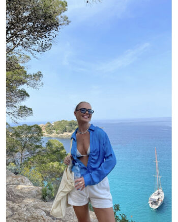 Barbara Kristoffersen Bluse Bk128 Malibu Blue