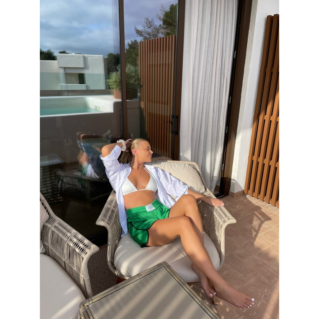 Barbara Kristoffersen Shorts Bk133 Green Bee