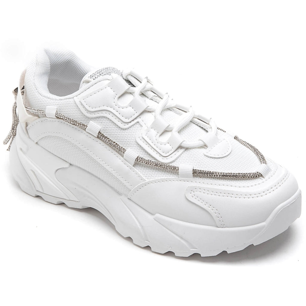 Charlotte Dame Sneakers 7580 White