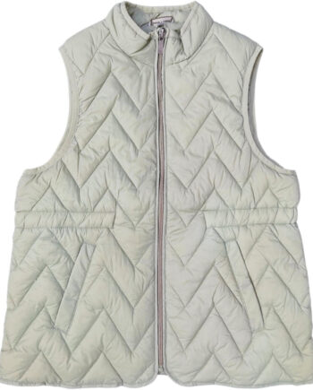 Fransa Dame Vest Frbapadding   Desert Sage