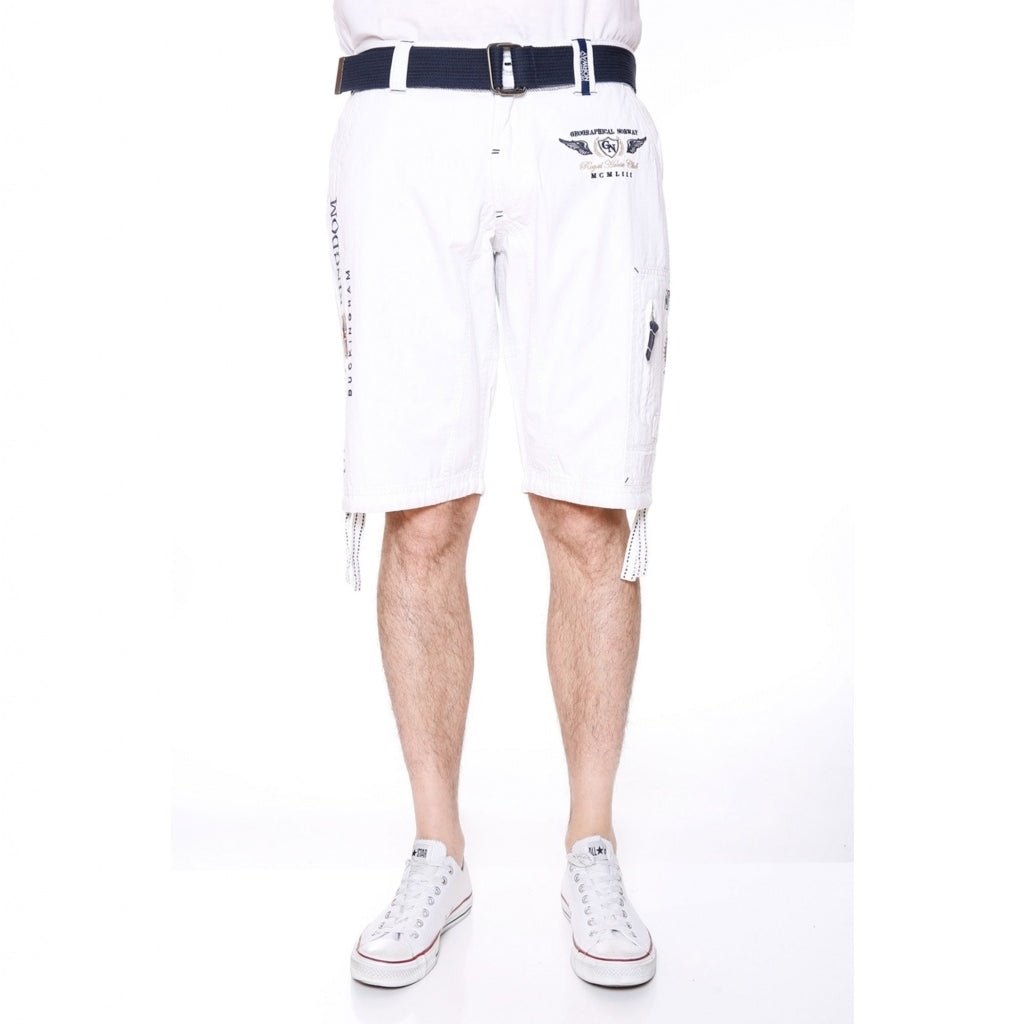 Geographical Norway Børne Shorts Pastrami White