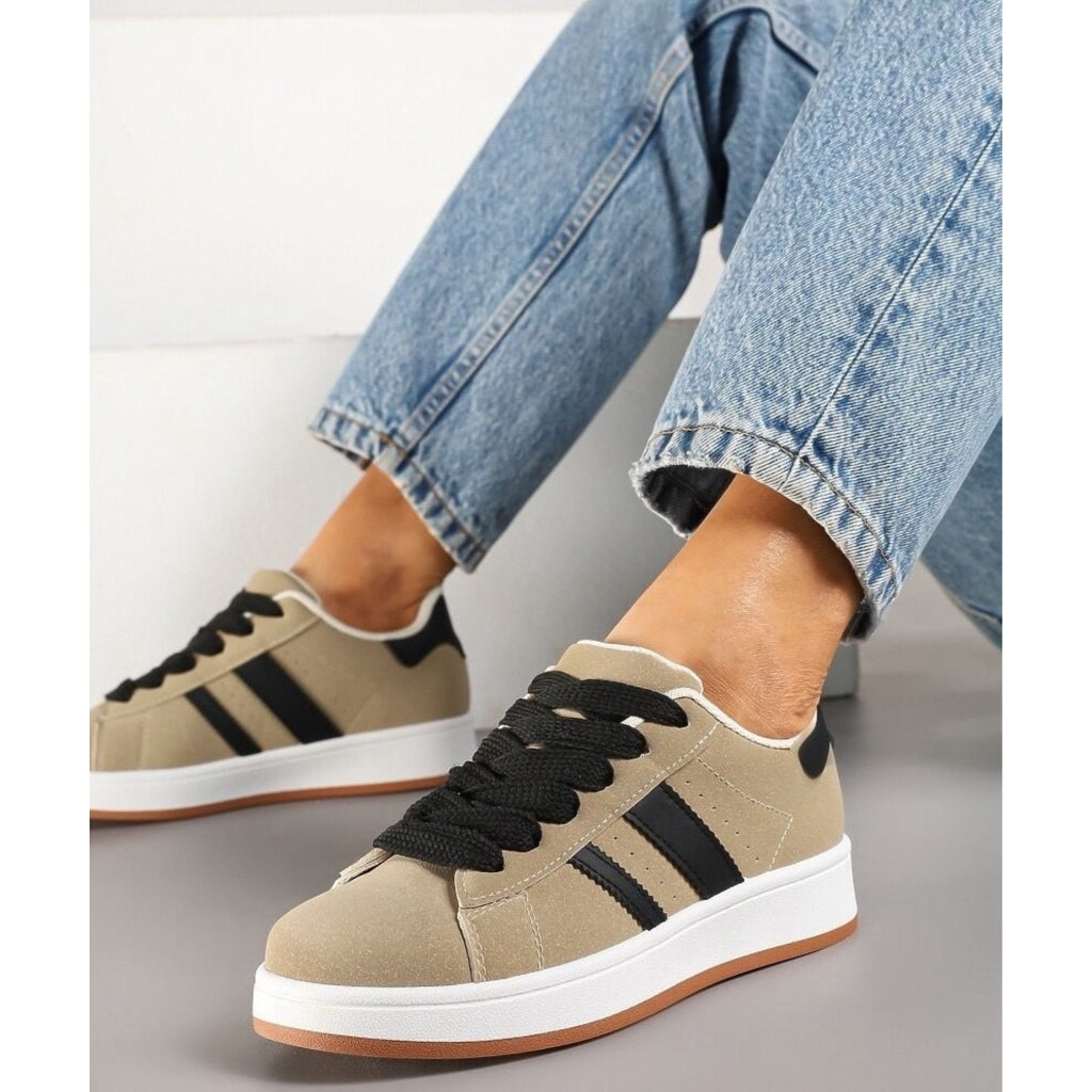 Ginette Dame Sneakers -123 Apricot